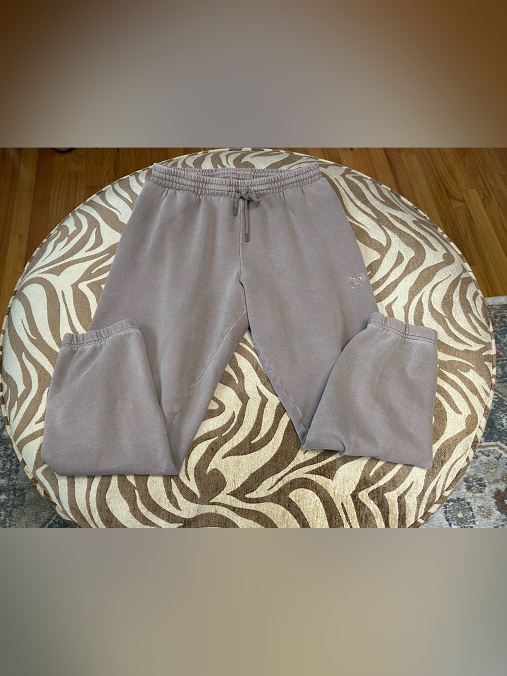 PINK Gray Jogger Pants Size Small